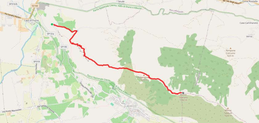 Mappa_Capaccio_Sentiero_Monte_Soprano