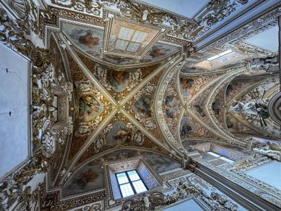 Soffitto_Certosa_Padula_Salerno_Vallo_Di_Diano_Campania_Italia