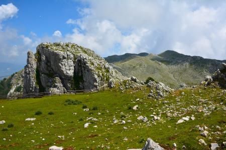 Vista dei monti.