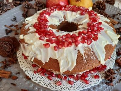 A typical homemade dessert from the Agriturismo.