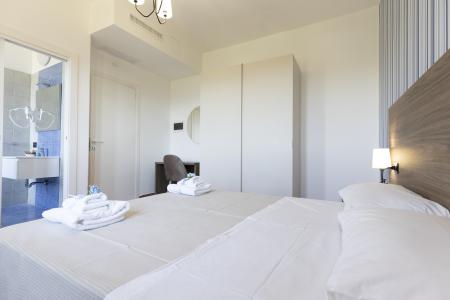 Particolare della camera da letto.